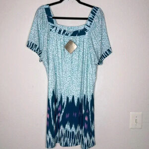 American Glamour Badgley Mischka Dress plus size 1X NWT